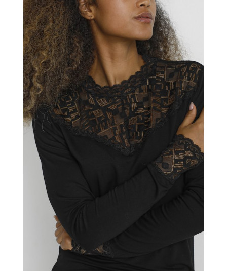 TOP MANCHE LONGUE CREAM