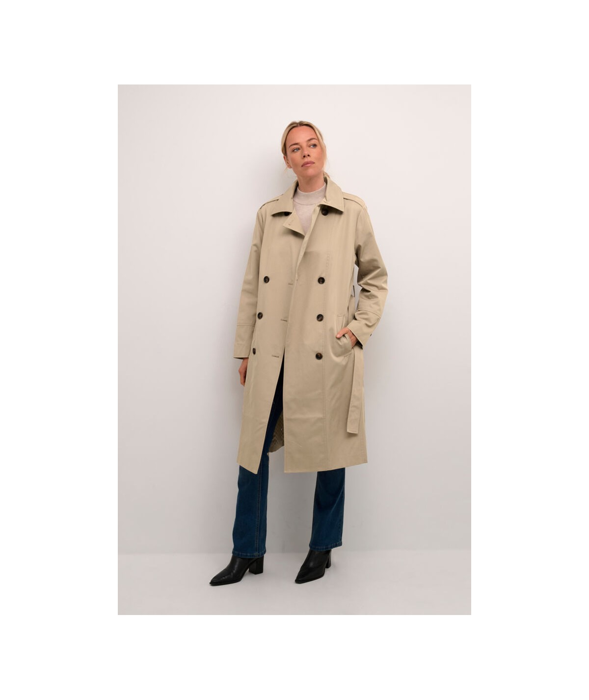 TRENCH NOVINNA CREAM