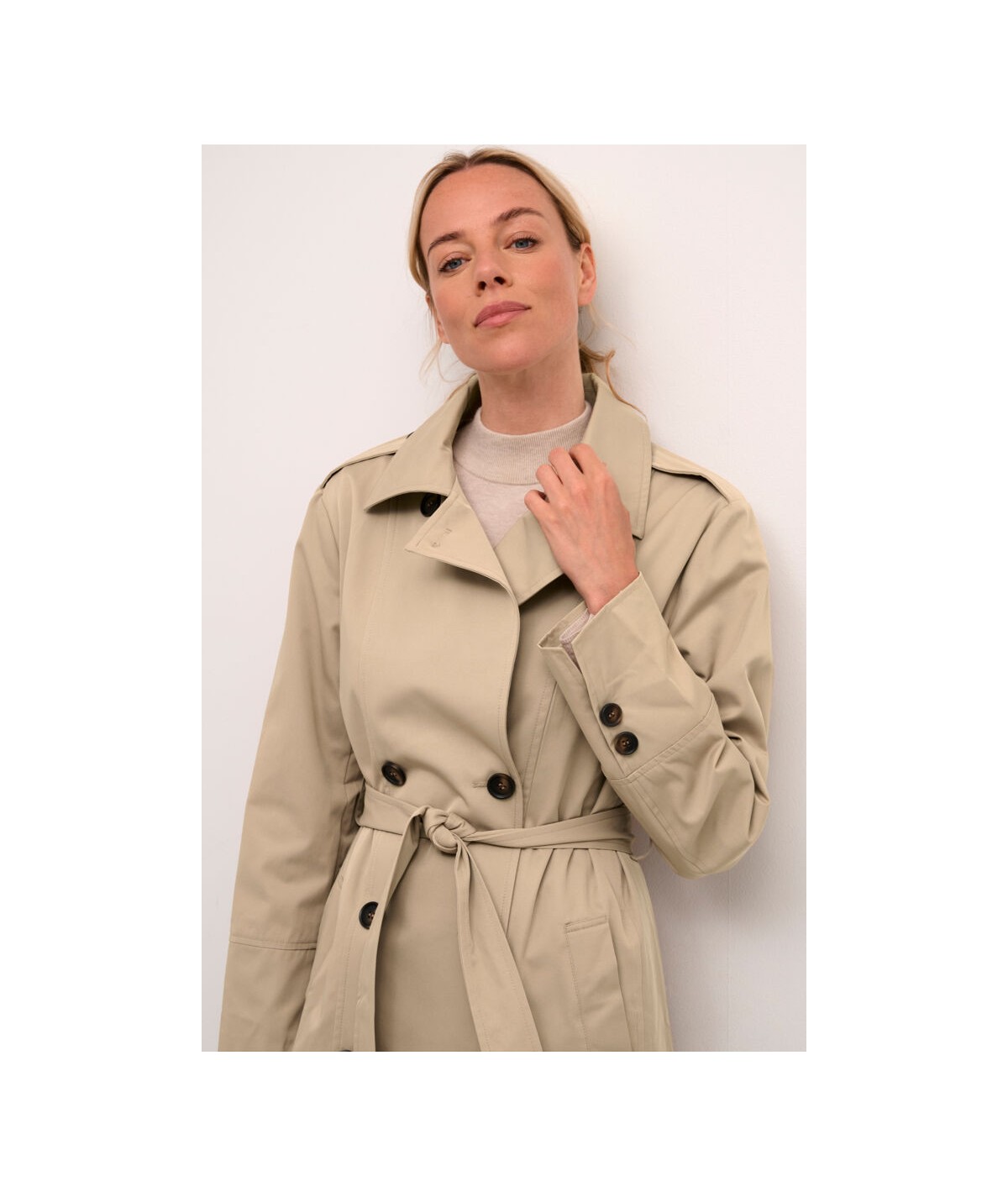 TRENCH NOVINNA CREAM