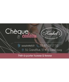 CHEQUE CADEAU 80€