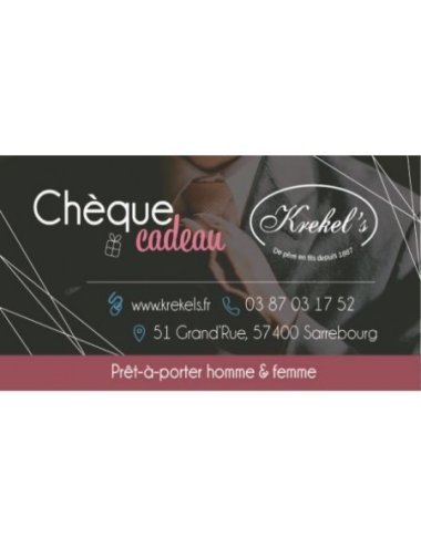 CHEQUE CADEAU 90€