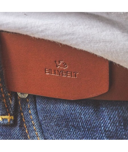 CEINTURE CUIR COGNAC