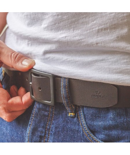 CEINTURE CUIR MARRON