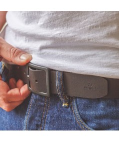 CEINTURE CUIR MARRON