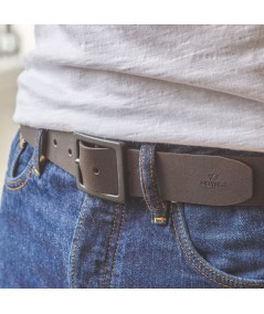 CEINTURE CUIR MARRON