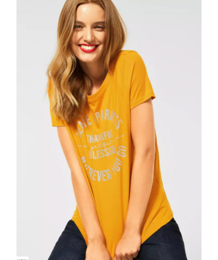 GLITTER PARTPRINT SHIRT