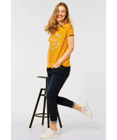 GLITTER PARTPRINT SHIRT