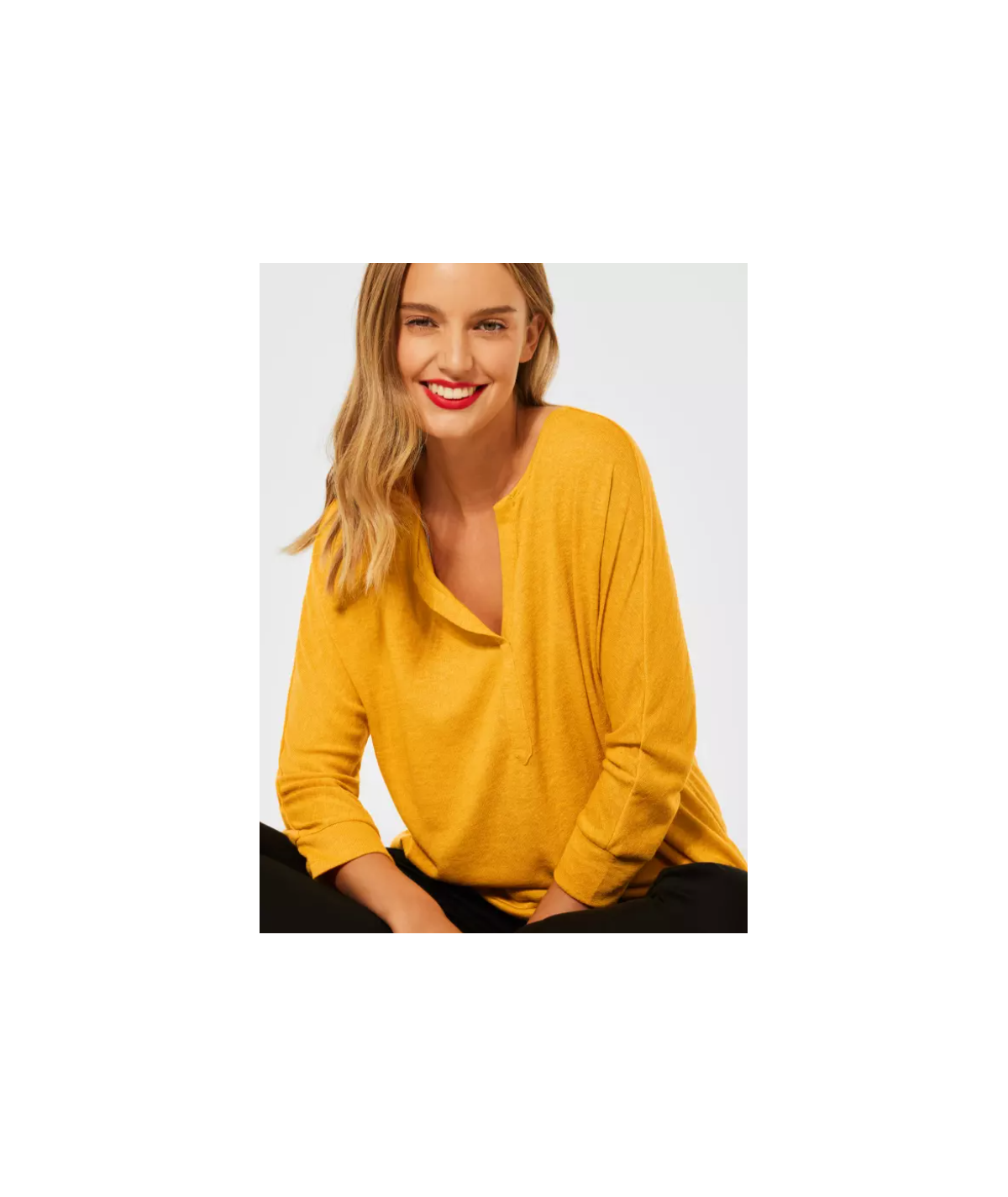 LTD QR linen look tunic